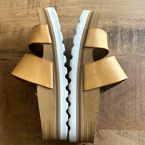 Reef Mustard Slide Sandals